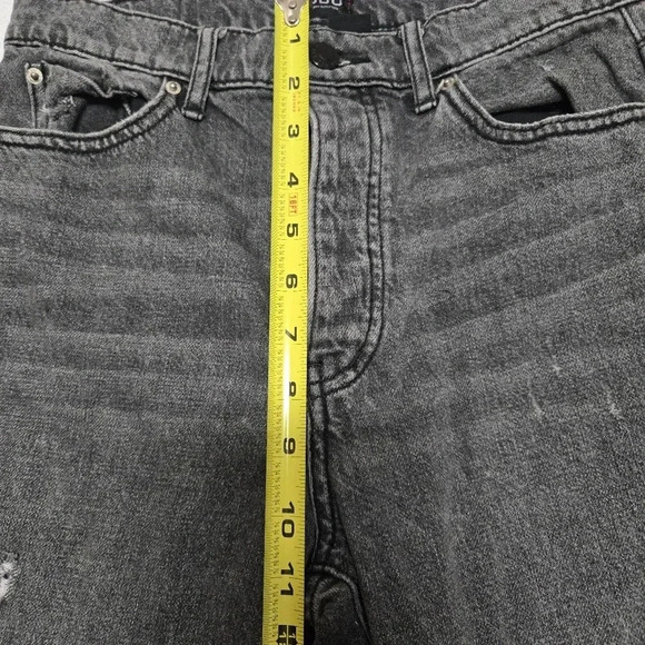 Urban Outfitters BDG Slim Straight NWT black distressed jeans Sz 27 - Picture 6 of 6